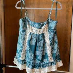 BCBGMAXAZRIA silk top